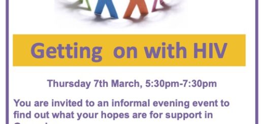 Getting on with HIV flyer
